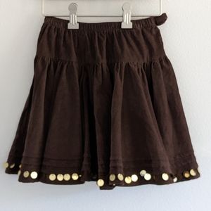 Pink Chicken Corduroy twirly skirt